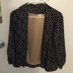 Xhilaration Polka Dot Blazer
